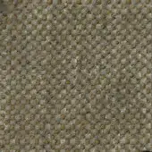 Gemma Plus 90 Large fabric sample, muted gray with golden-yellow speckles, dense woven texture in a horizontal-vertical grid pattern.
